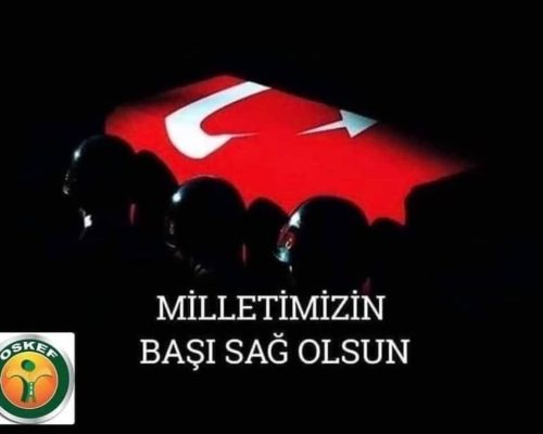 Türk Milleti’ne Baş Sağlığı Ve Sabır Diliyorum