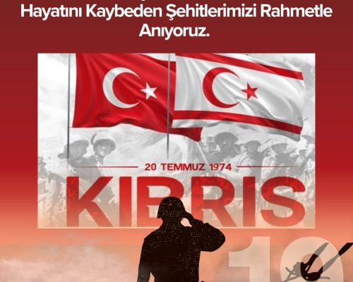 Kıbrıs Barış Harekatı’nın 50. Yılı Kutlu Olsun.