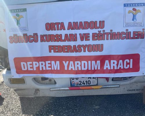 TÜSEKON Ve OSKEF Deprem Felaketinin Ardından Yardım Kampanyası Düzenledik