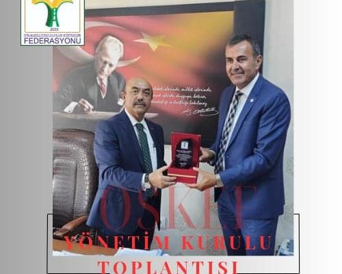 Orta Anadolu Sürücü Kursları ve Eğitimcileri Federasyonumuzun Yönetim Kurulu Toplantısını Bugün Aksaray İlimizde Gerçekleştirdik
