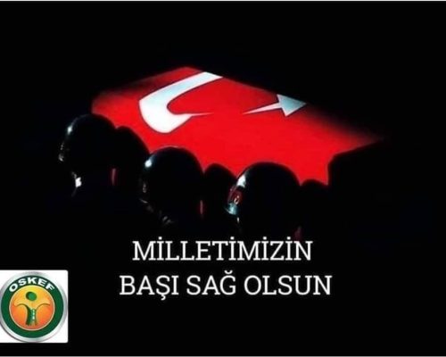 Piyade Uzman Çavuş Cem Ahmet Kaya ve Piyade Uzman Çavuş Halil Şahin’e Allah’tan Rahmet Diliyoruz