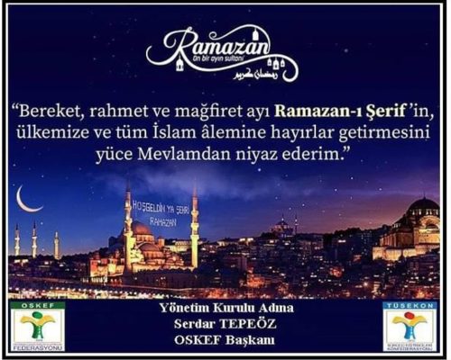 Hoş geldin ya Şehr-i Ramazan